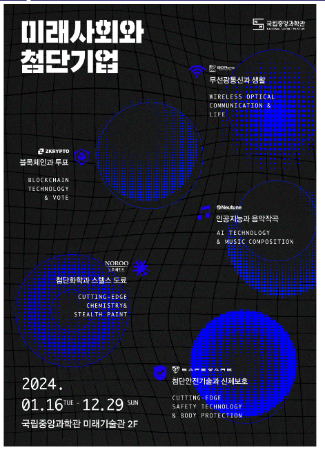 국립중앙과학관, 민관협력 기반 과학기술문화 저변확대를 위한 ‘미래사회와 첨단기업’ 전시 개막