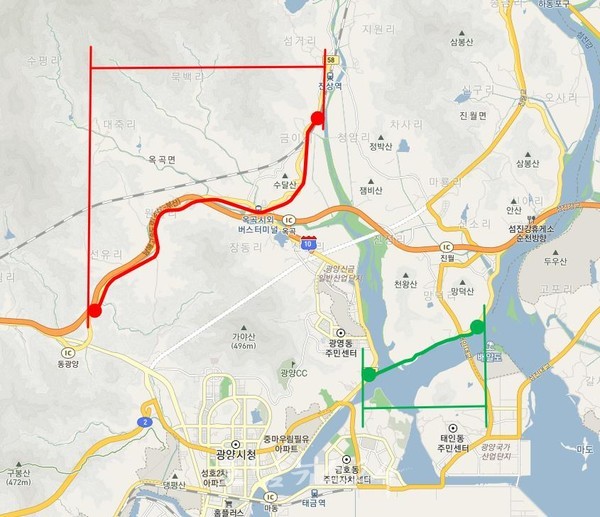  광양시 국지도 58호선과 지방도 861호선, 1월 중 주요 간선도로 연달아 개통