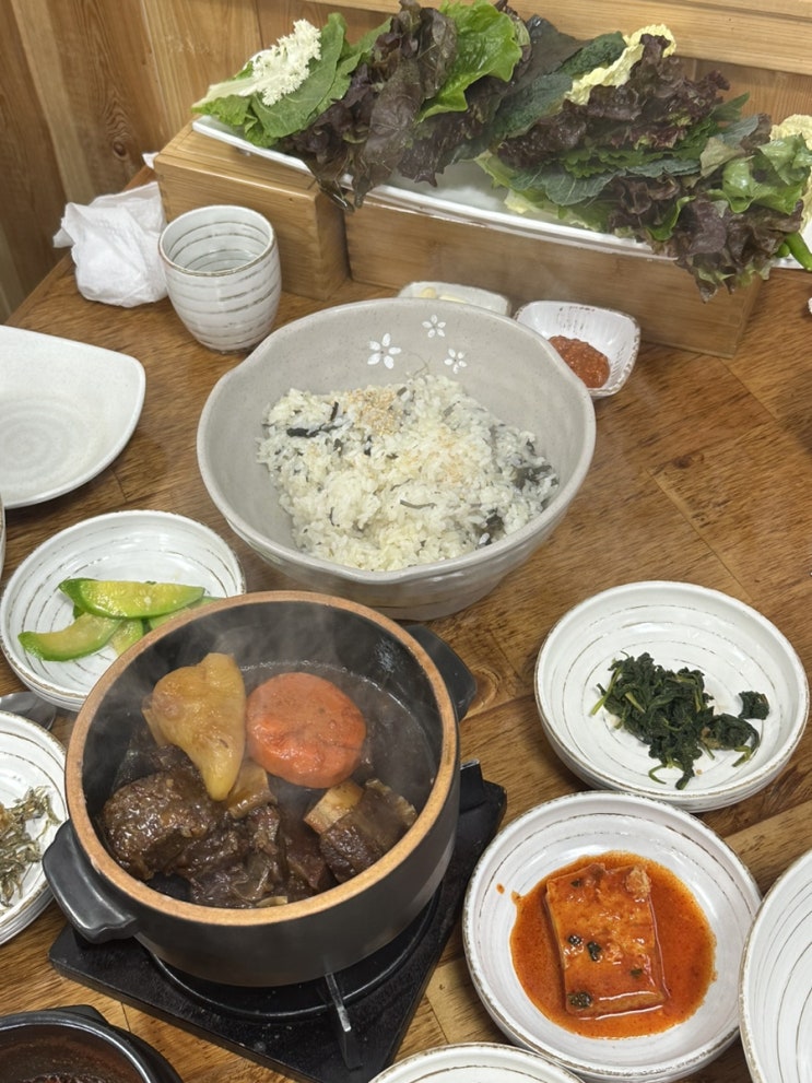  강원도 정선 사북 근처 맛집 : 여주쌈밥 (내돈내산)