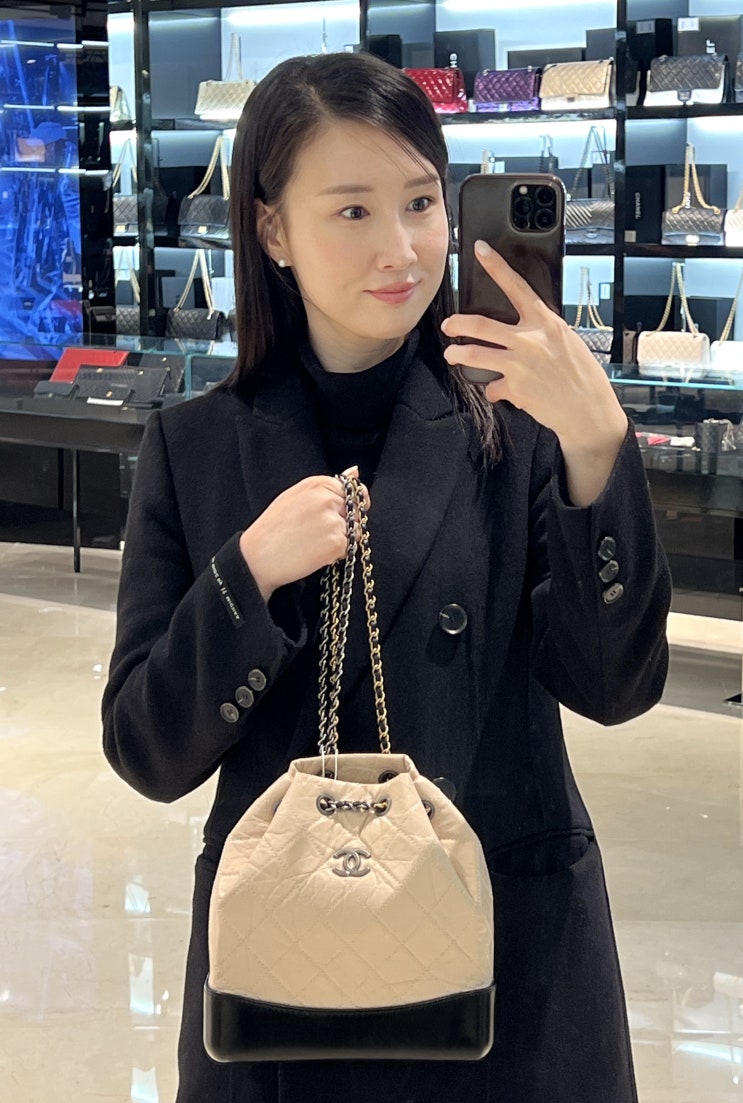  김고은 샤넬 가방 가브리엘 백팩 블랙 구입 후기