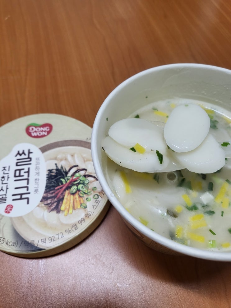  동원 사골 쌀떡국 먹기편한 즉석 컵떡국