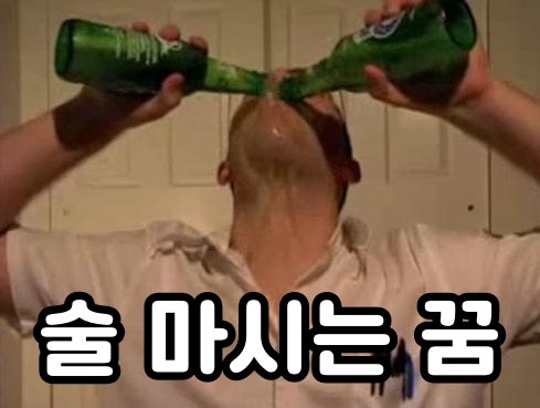 술 마시는 꿈 술먹는꿈 만취 소주 맥주 술 꿈 해몽