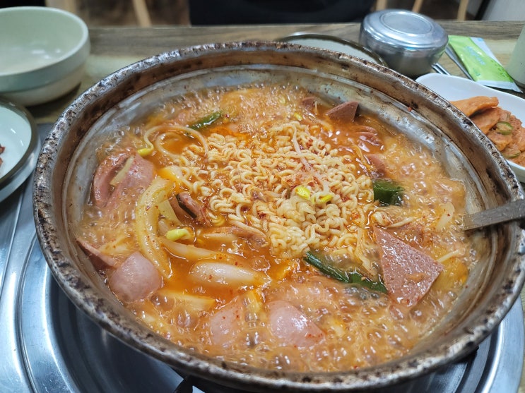 대전 유성구 봉명동 아침식사하기 좋은 백제식당 부대찌개 내 돈 내산 후기