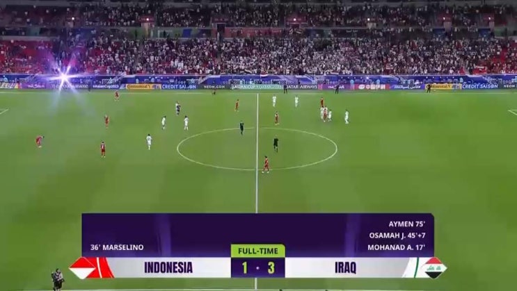 2024 AFC 아시안컵 D조 1차전 인도네시아 vs 이라크