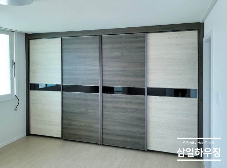  나무결의 내츄럴한 재질, 전농동 삼성래미안아파트
