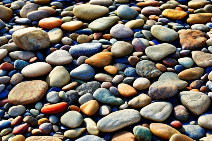 [Ai Greem] 사물_돌멩이 028: 둥근 돌, 조약돌, 냇가 돌 관련 무료 이미지