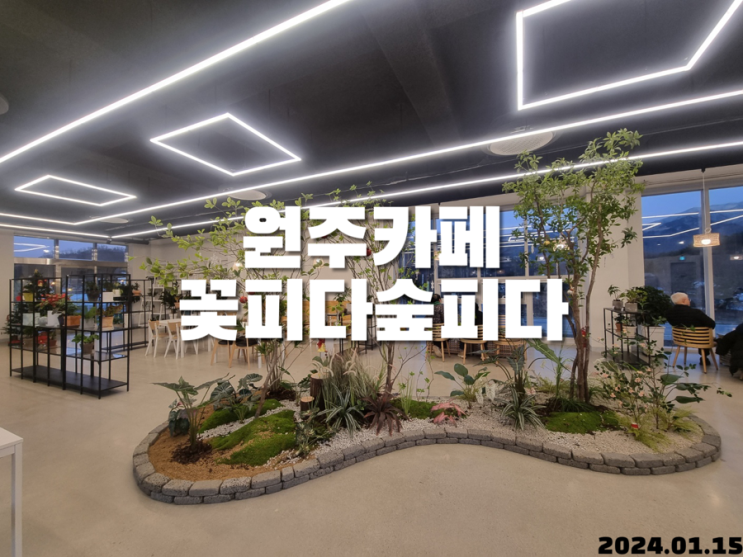  원주 카페 꽃피다숲피다