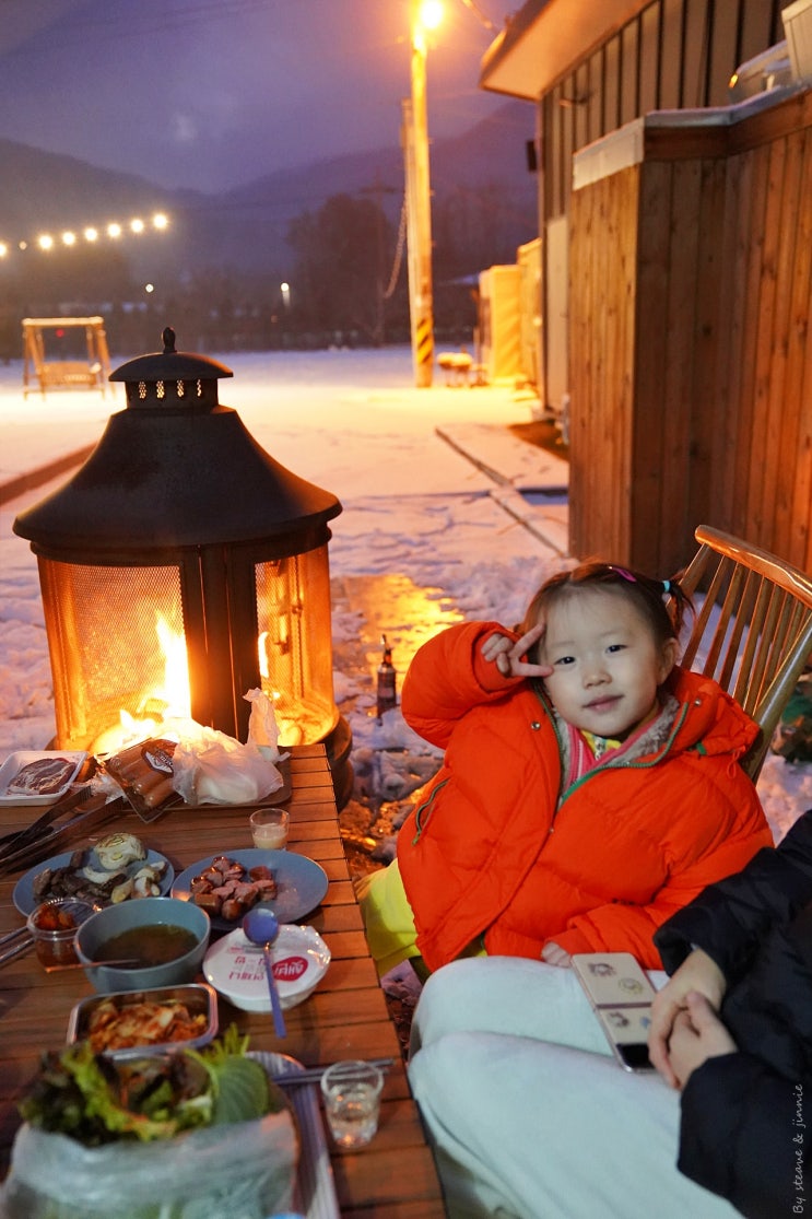 서울 근교 포천 글램핑 감성적인 겨울 가족캠핑 다녀왔어요 :)