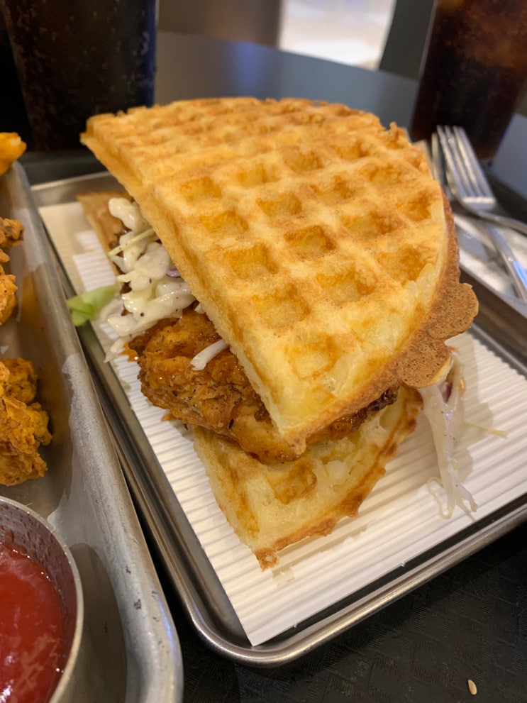  [잠실 맛집] 브럭시 - 와플 치킨 버거