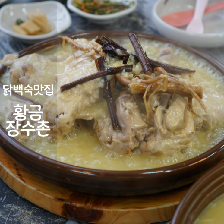  동탄 오산 백숙 맛집 황금장수촌 누룽지닭백숙 닭죽