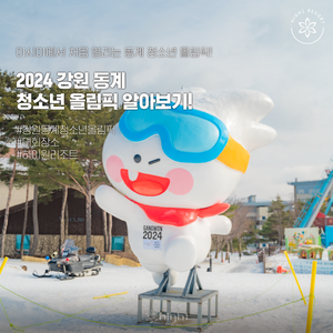 아시아에서 처음 열리는 동계 청소년 올림픽!｜2024 <b>강원 동계</b>... 