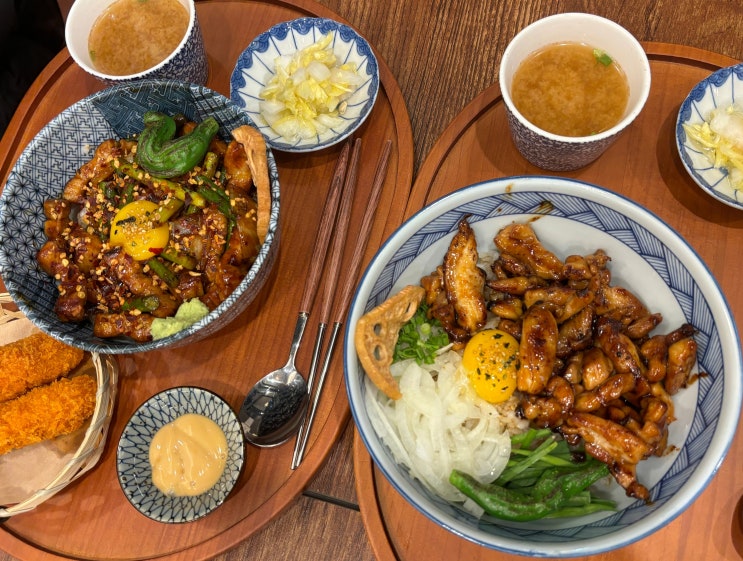  수원 고등동 덮밥장사장, 야끼도리/돈토로동 후기~