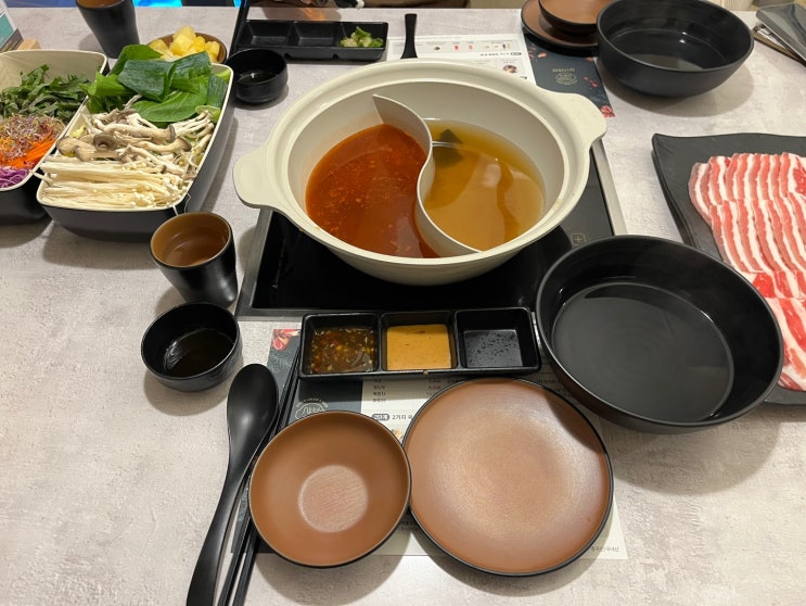  광안리 샤브샤브 좋아한다면? 샤브테이 광안리점(내 돈 내산)