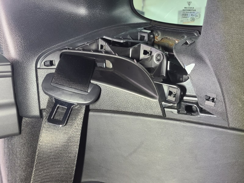 포르쉐 안전벨트 교체방법 컬러안전벨트 부족한 옵션 채우기