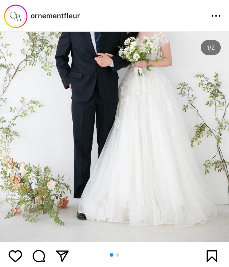  [wedding] 웨딩촬영부케 플라워디렉팅 오르네먼트 플레르 계약후기 + 짝궁할인