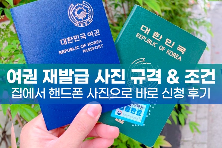 여권 온라인 재발급 사진 규격 보정 | 포토샵 작업 후기 (파일공유)