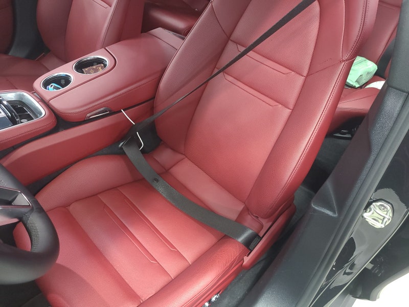 포르쉐 안전벨트 교체방법 컬러안전벨트 부족한 옵션 채우기