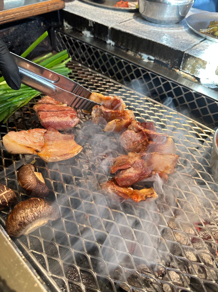[가시 Food실록] 서울 마곡 돼지고기 맛집 산청숯불가든