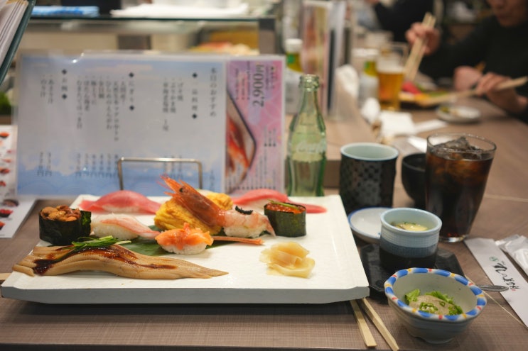 [1월/도쿄 5박 6일/맛집] 도쿄의 진정한 맛, 스시노미도리! 나만의 초밥 여행