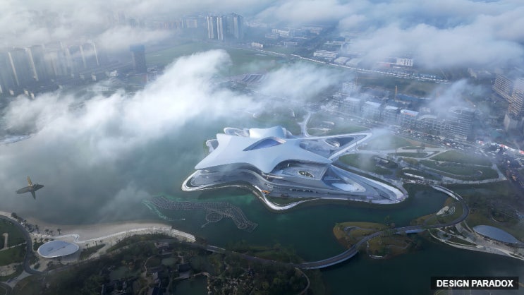 자하 하디드 건축사무소의 도시 건축디자인 혁신 중국 청두 공상과학박물관