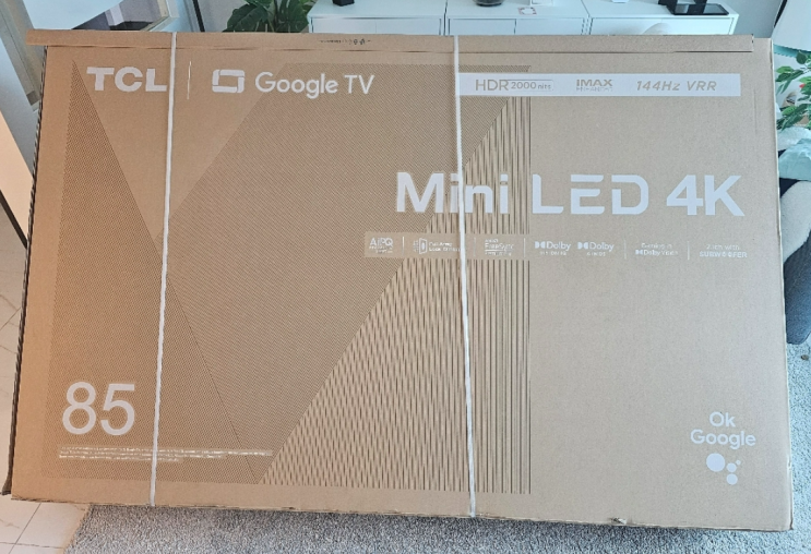  tcl c845 4K Mini LED 안드로이드11 TV