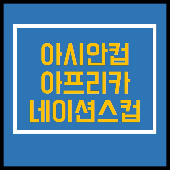  프로토승부식9회차 추천조합 추천경기 아시안컵 아프리카네이션스컵 분석