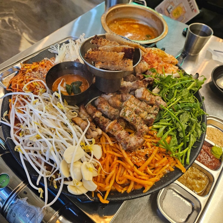  [나혜석삼겹살 맛집] 인계동 돼통령 구워져 나오는집, 계란찜 주먹밥까지 야무지게