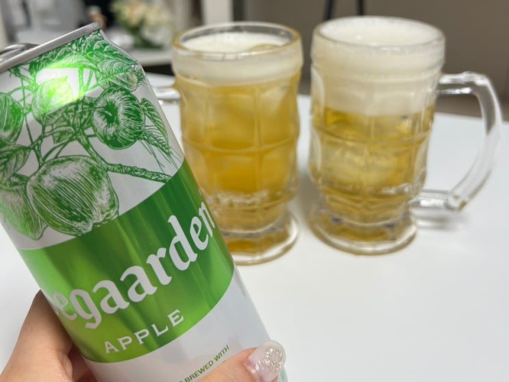 호가든애플 맥주 맛 리뷰