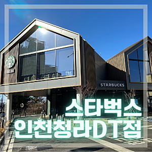 청라 대형카페 스타벅스 인천청라DT점 주차 및 이용 정보