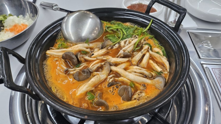  종각맛집 : 무한리필 샤브샤브 청록미나리식당(회식추천)