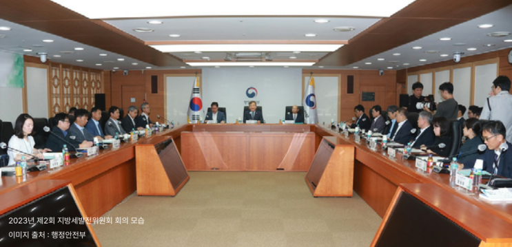  2023년 지방세제 개편안 발표