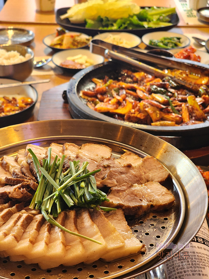  대전관평동 오징어볶음, 수육맛집 오적회관
