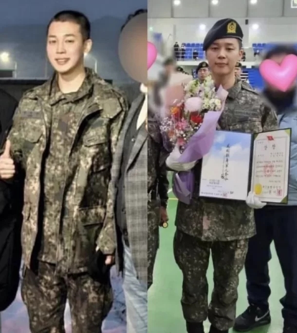 BTS <b>지민</b>, 1등 최우수 <b>훈련병</b> 됐다…사단장 표창 받고 포상