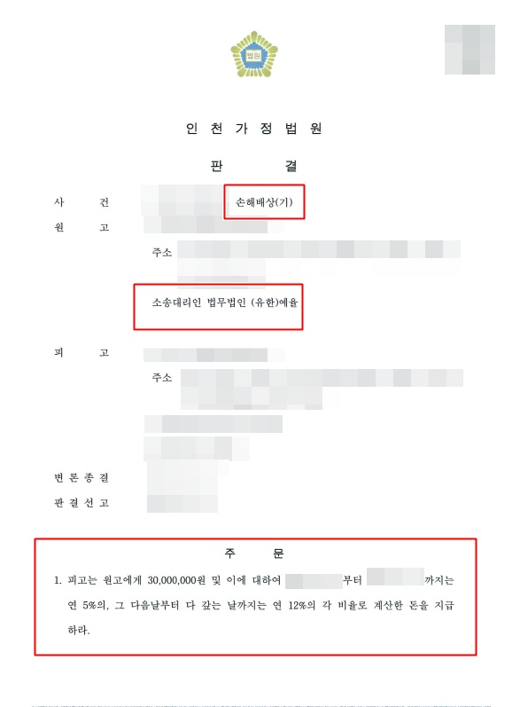 인천학익동민사소송변호사 위자료 청구 확실한 진행을