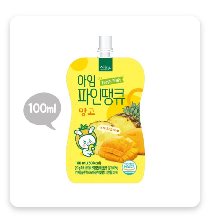  이슬촌 아임파인땡큐 망고 100ml