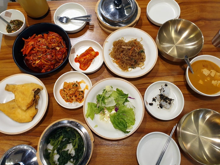  위례 한식 건강밥상 곤드레 위례중앙광장 맛집