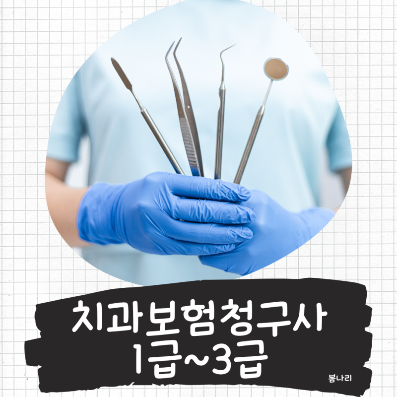 치과보험청구사 3급 2급 1급 취득 2024년 시험일정