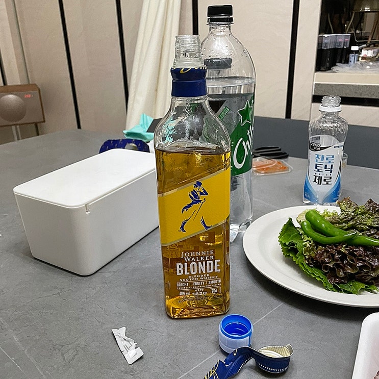  조니워커 블론드 뚜껑/도수/칼로리/맛/하이볼 추천
