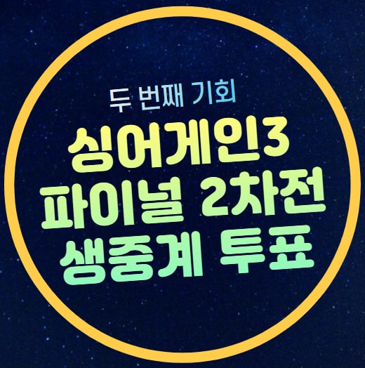 최종전 <b>우승자</b> TOP3 <b>싱어게인</b> 2차 자유곡 중계 방송 콘서트... 