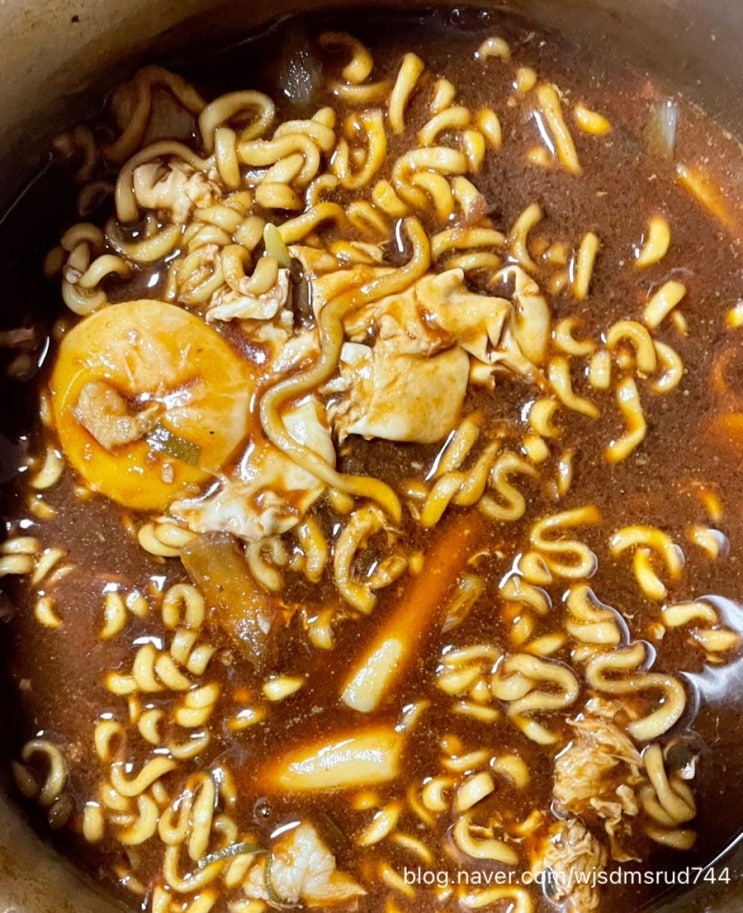  짜감~! 짜뽜게티감자찌개