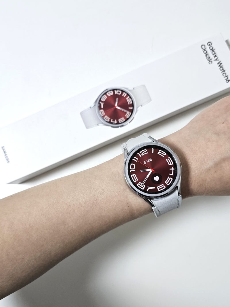 갤럭시워치 6 클래식 43mm 실버 (SM-R950) 4개월 사용 솔직 후기