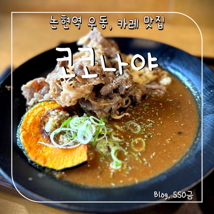  [논현/강남] 코코나야 : 혼밥 하기 좋은 우동 맛집(카레가 더 맛있는 건 함정)