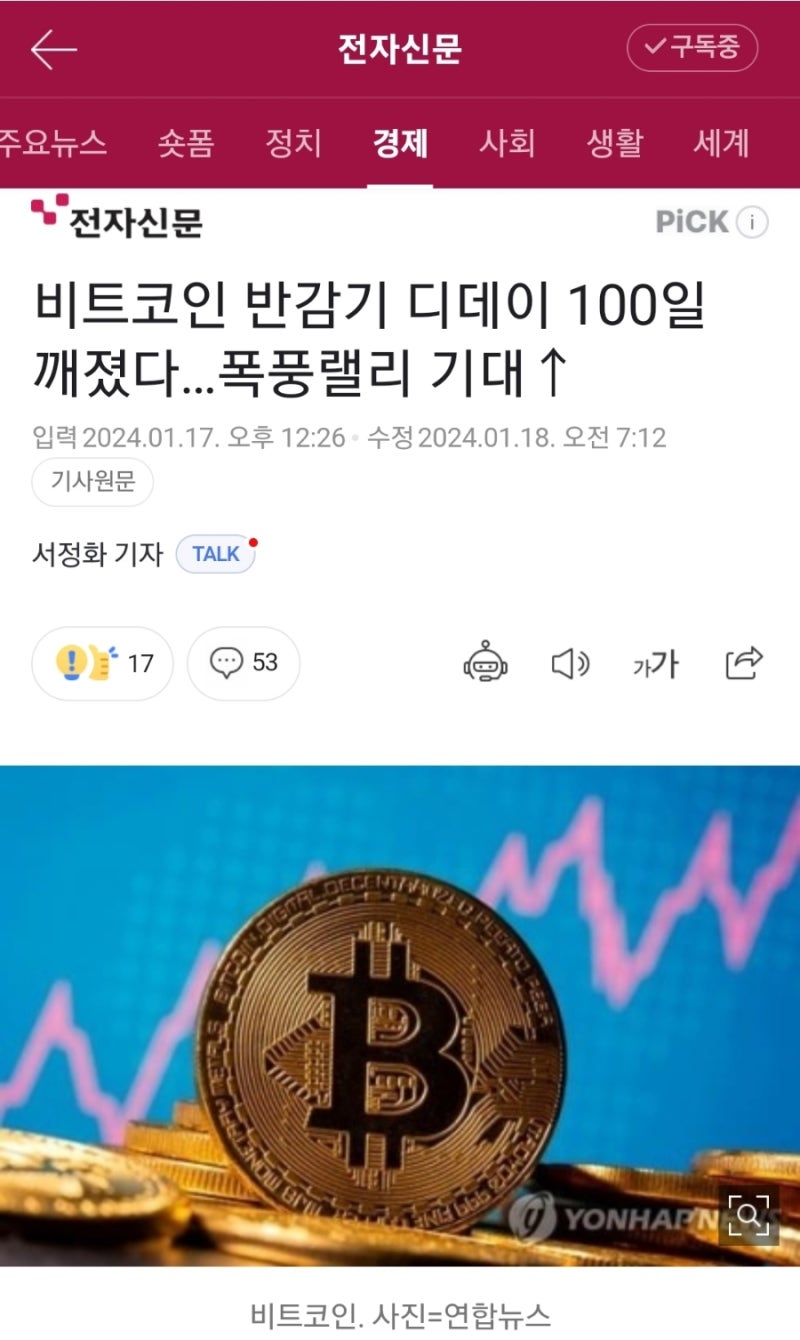 비트코인 반감기. 2024년이 기회인 이유.. : 네이버 블로그