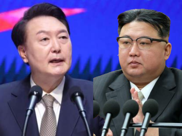윤석열-<b>김정은</b>, <b>조건부</b> 전쟁 가능성 열었나?