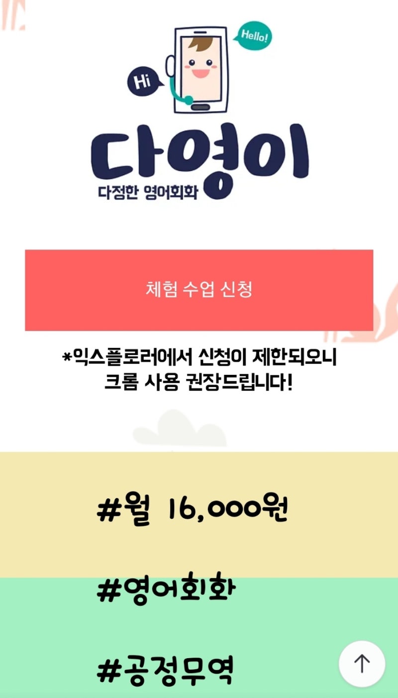 가성비 전화영어 찾기 대장정 ( 내가 다영이를 선택하지 않은 이유 )