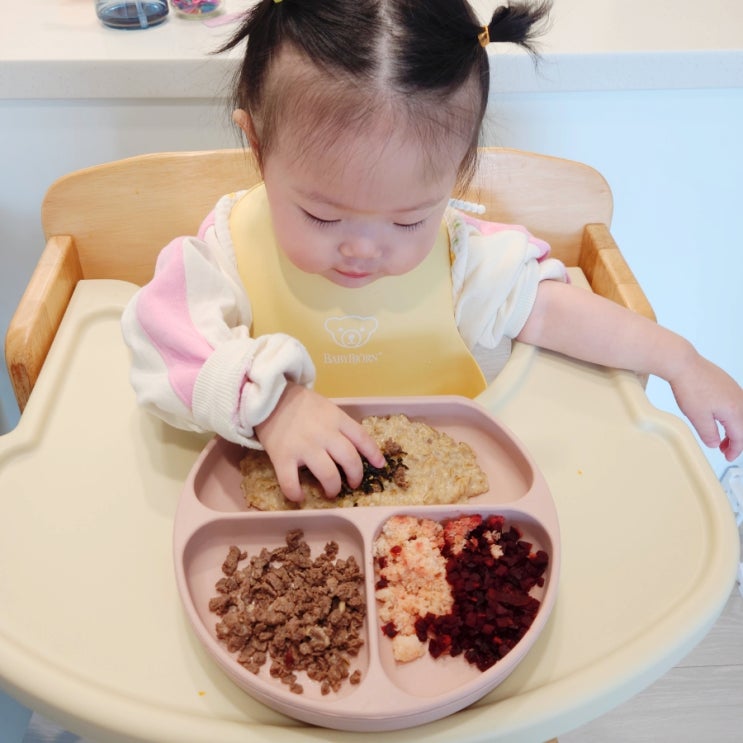  완료기이유식 바맘시판큐브 오트밀 자연수로 한끼식단 완성