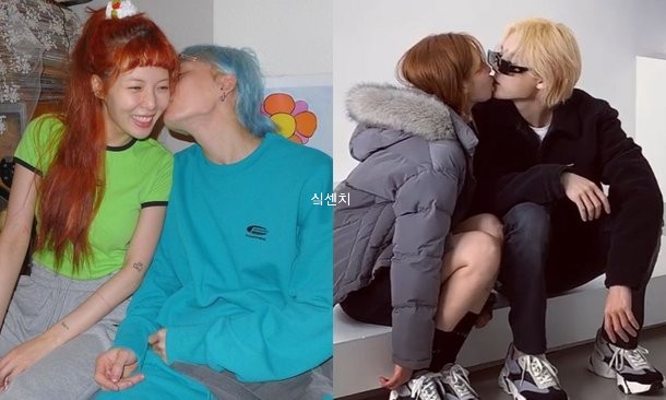 <b>현아</b> 이던 사진은 그대로 <b>용준형</b> <b>열애</b> 반응은