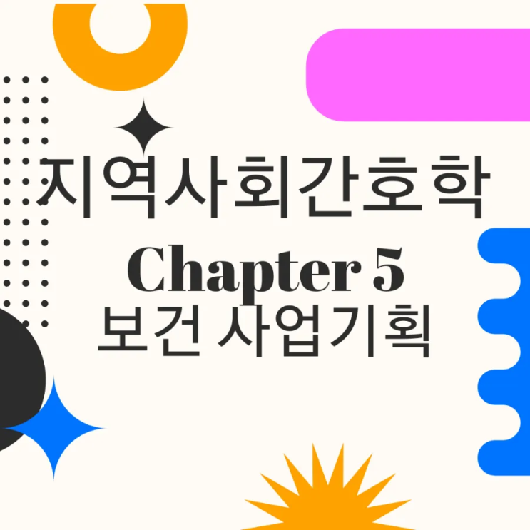  [지역사회간호학/국시대비] 보건 사업 기획 요약정리 pdf 무료공유