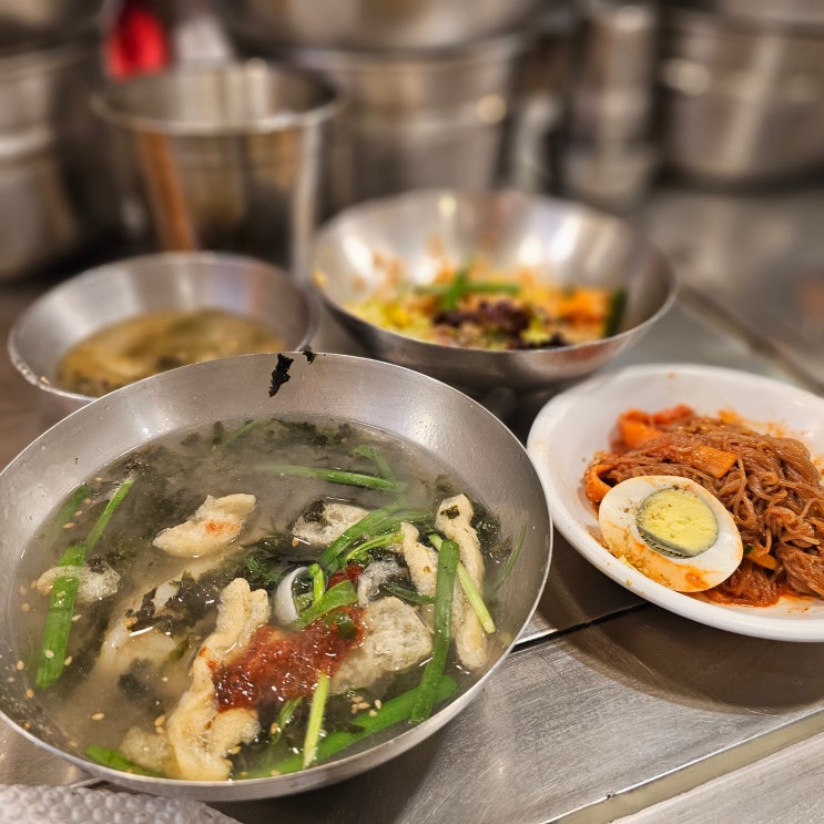  [맛집] 남대문시장에 가면 보리비빔밥+칼국수+비빔냉면 세트는 무조건!! 《칼국수골목》