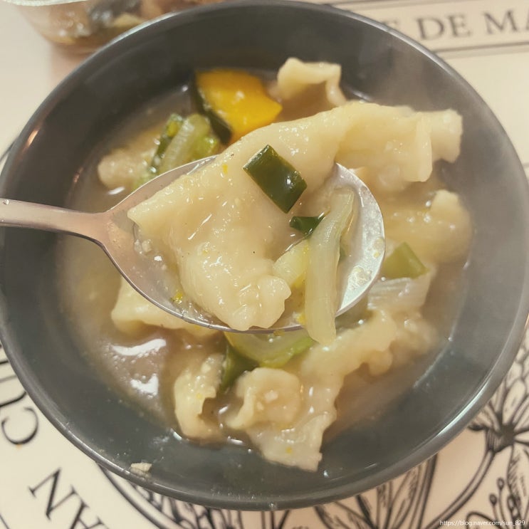  비 오는 날 수제비 요리 수제비 반죽 수제비 만드는 법
